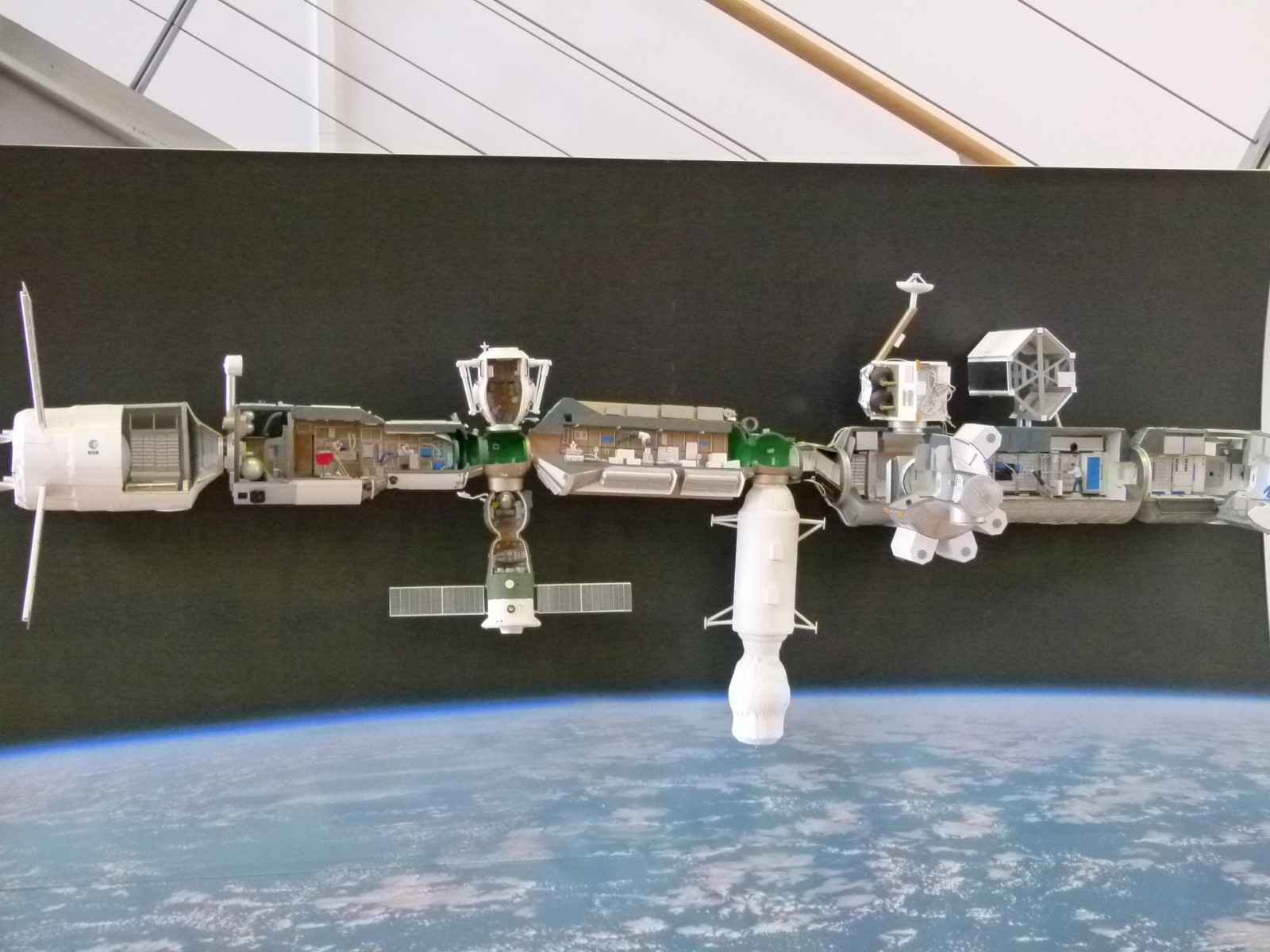 La maquette de l'ISS