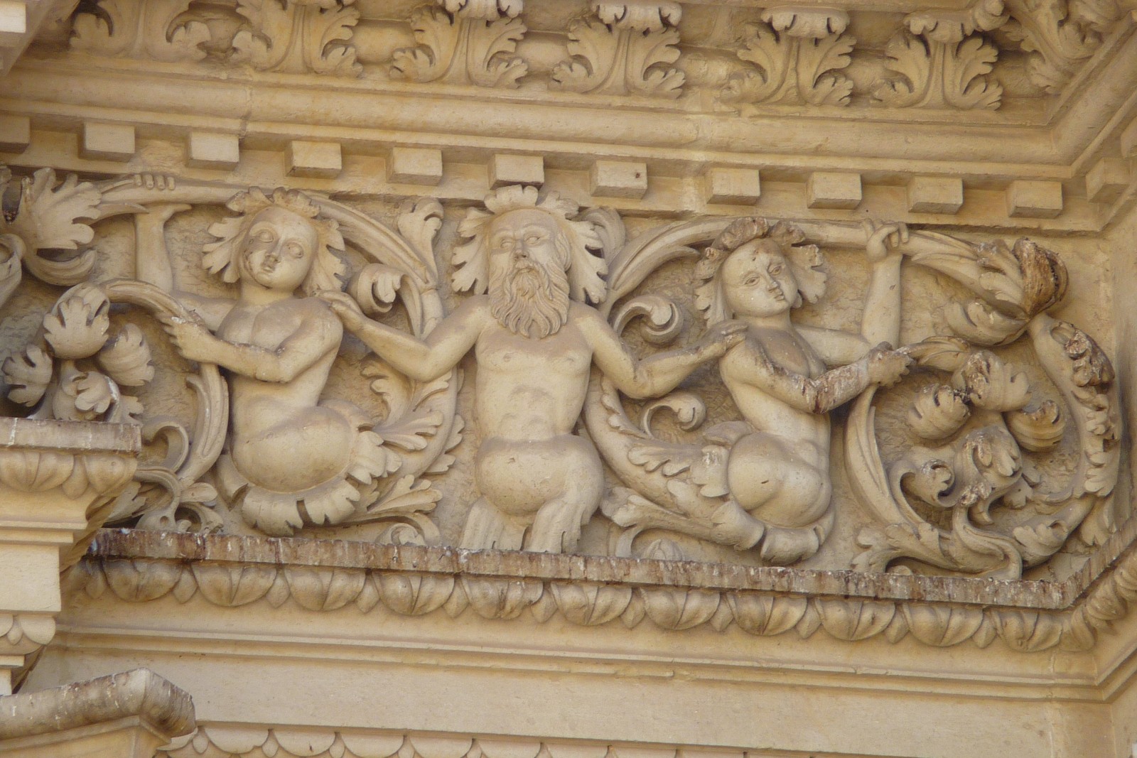 Basilique Santa Croce de Lecce : détail