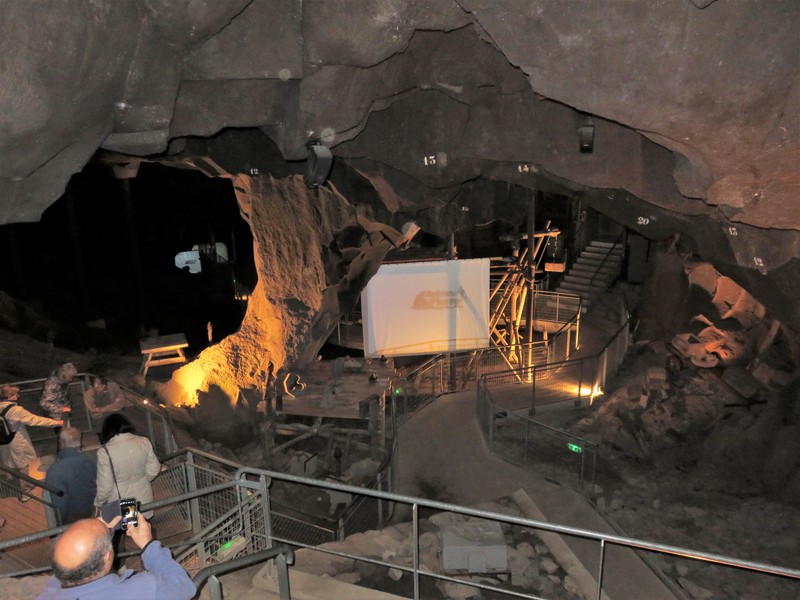 L'intérieur de la grotte