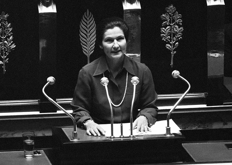 Simone Veil à l'assemblée nationale