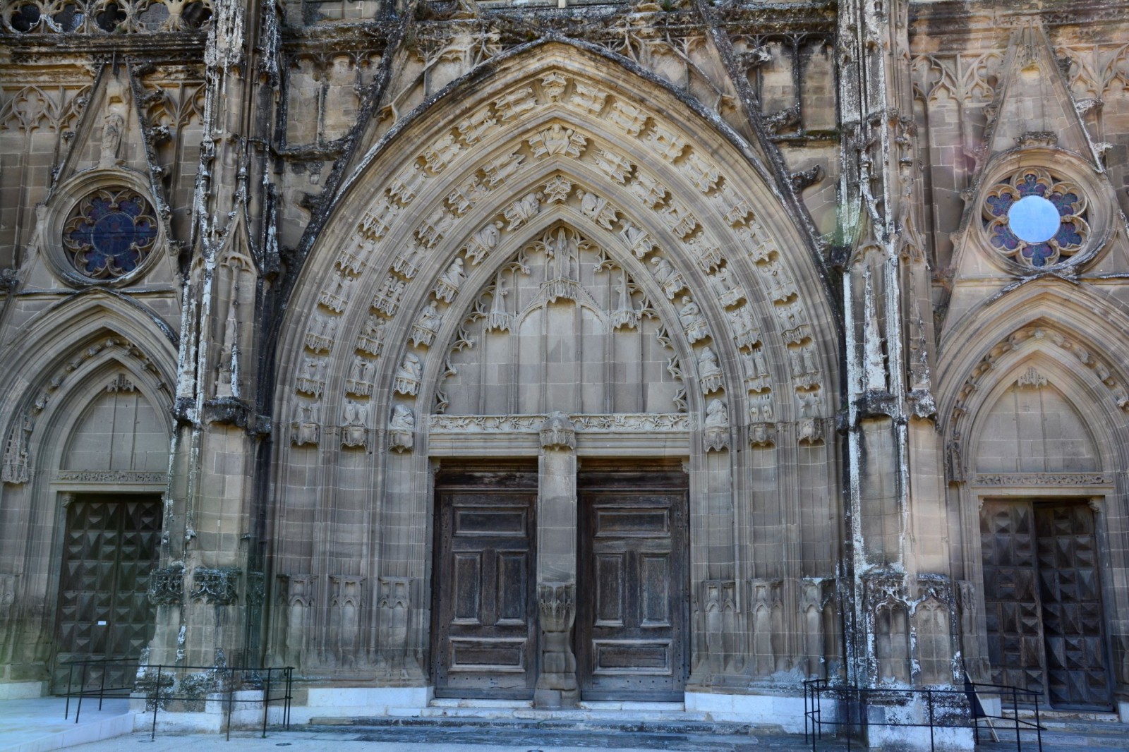 Le portail central de la façade occidentale